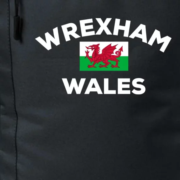 Wrexham Wales Welsh Flag City Gift Daily Commute Backpack