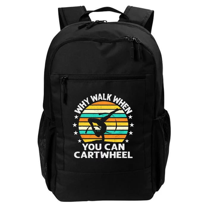 Why Walk When You Cartwheel Gymnastics Women Daily Commute Backpack