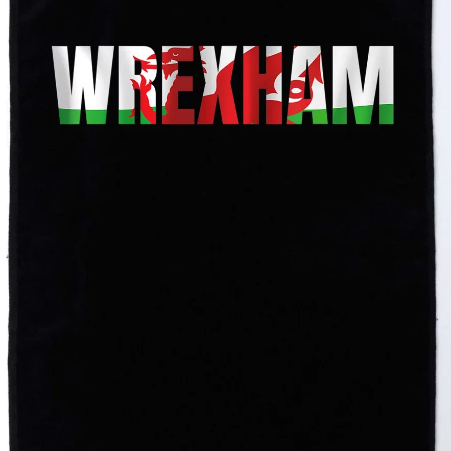 Wrexham Wales Welsh Dragon Flag Platinum Collection Golf Towel