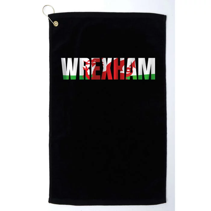 Wrexham Wales Welsh Dragon Flag Platinum Collection Golf Towel