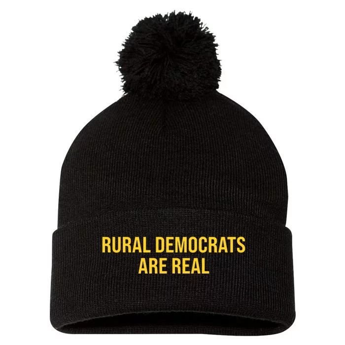 Will Watson Wearing Rural Democrats Are Real Pom Pom 12in Knit Beanie