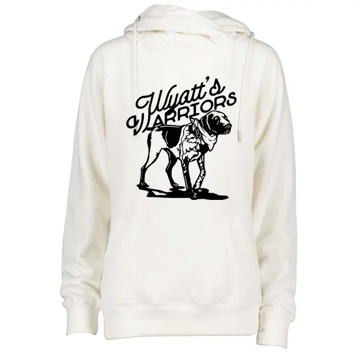 Wyatt’S Warriors Womens Funnel Neck Pullover Hood