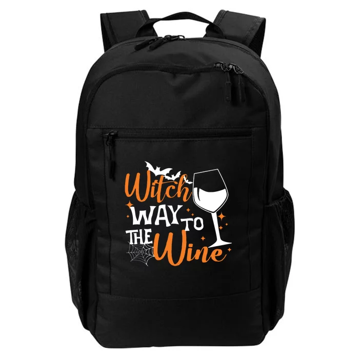 Women Witch Way To The Wine Halloween Funny Drinking Tank Top Daily Commute Backpack