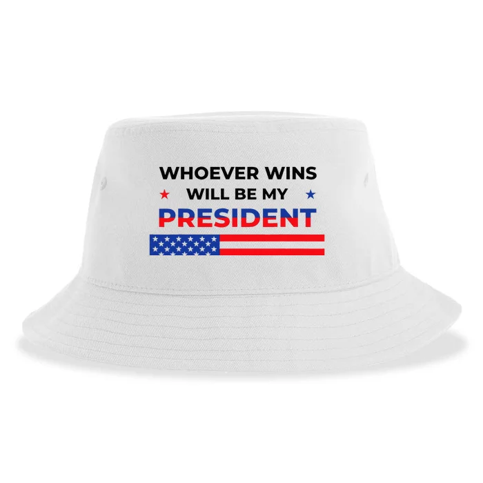 Whoever Wins Will Be My President Neutral Political Sustainable Bucket Hat