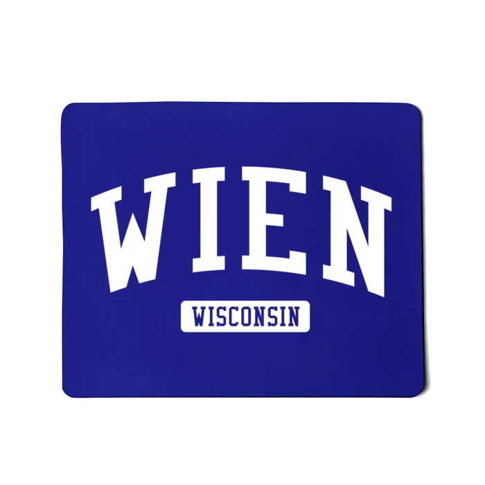 Wien Wisconsin Wi Vintage Athletic Sports Design Gift Mousepad