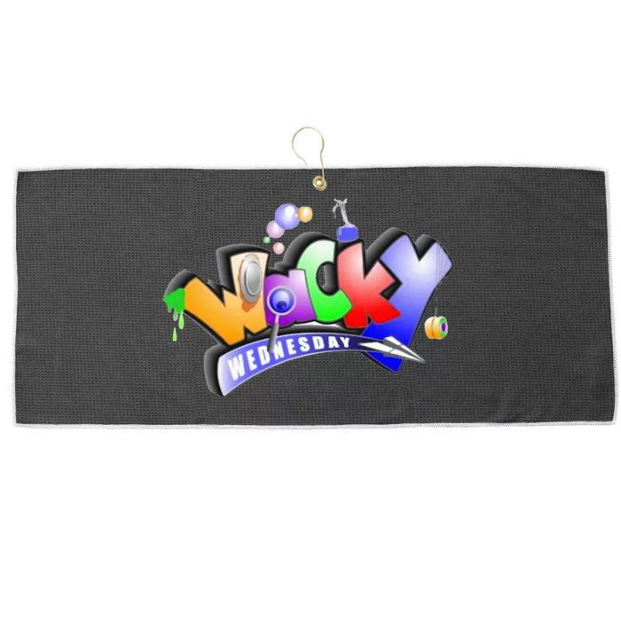 Wacky Wednesday Large Microfiber Waffle Golf Towel