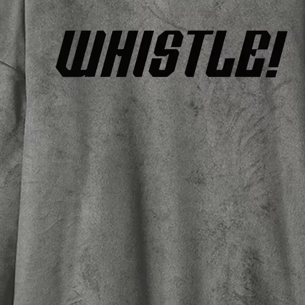 Whistle Whistle Hooded Wearable Blanket