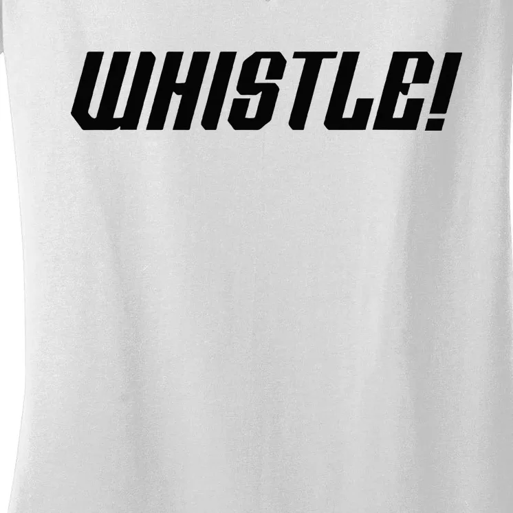 Whistle Whistle Women's V-Neck T-Shirt