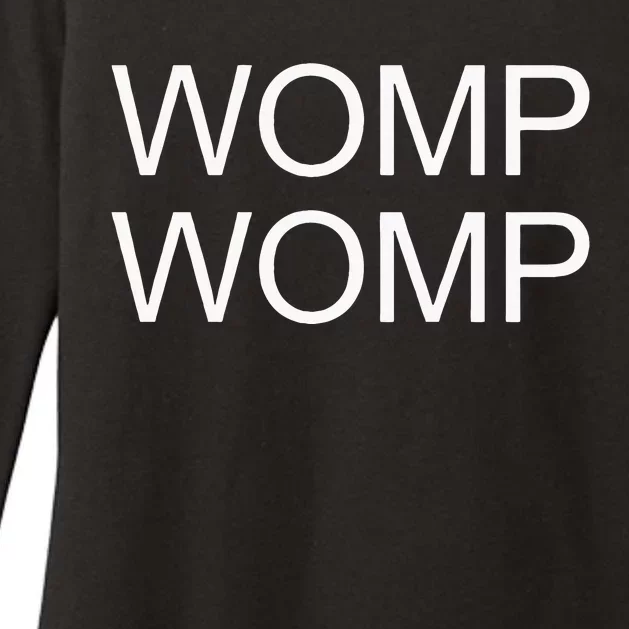 Womp Womp Womens CVC Long Sleeve Shirt