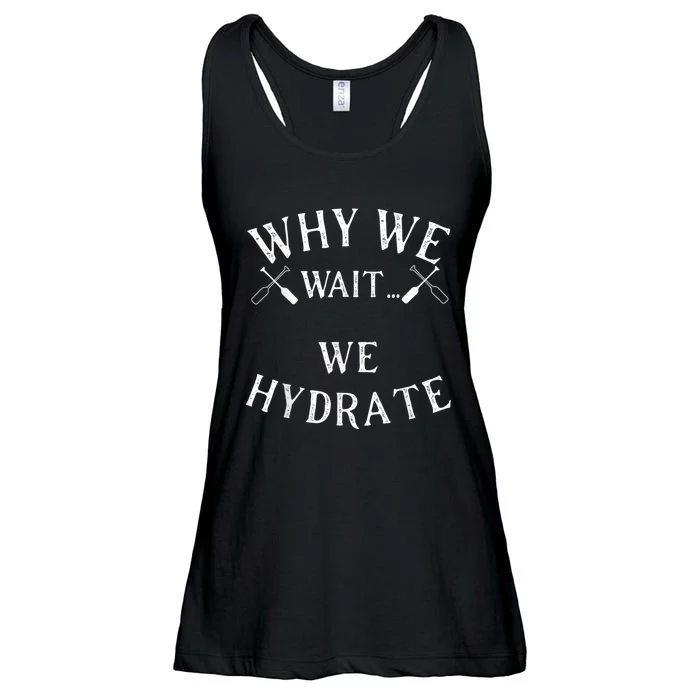 Why We Wait We Hydrate Stale Cracker Dude That's Money Ladies Essential Flowy Tank