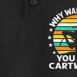 Why Walk When You Cartwheel Gymnastics Dry Zone Grid Performance Polo