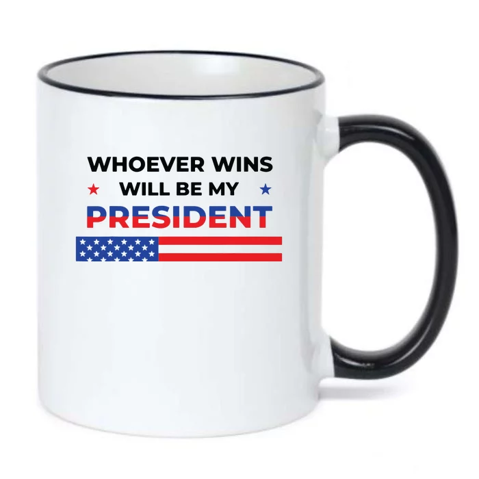 Whoever Wins Will Be My President Neutral Political Black Color Changing Mug