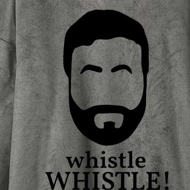 Whistle Whistle Hooded Wearable Blanket