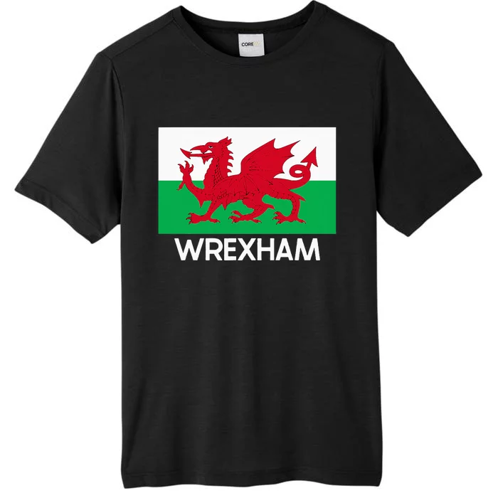 Wrexham Wales Welsh Flag Baner Y Ddraig Goch ChromaSoft Performance T-Shirt