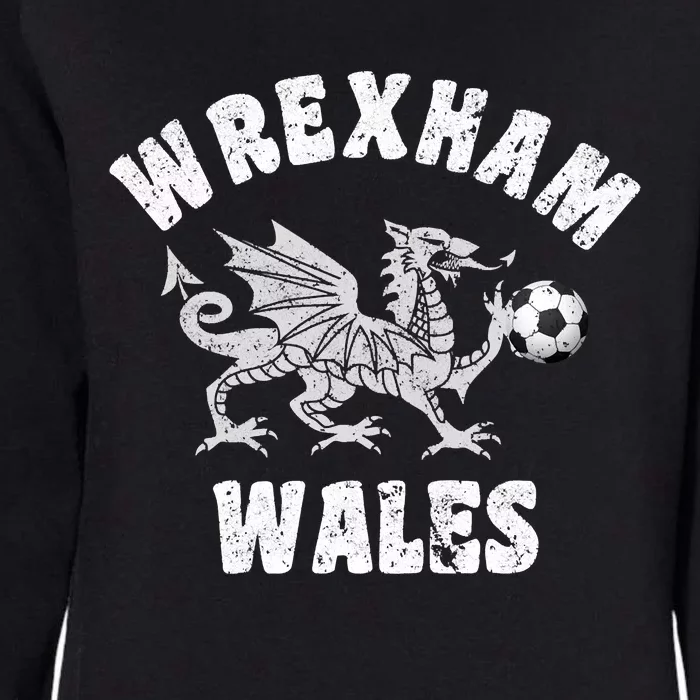 Wrexham Wales Welsh Visitor Traveler Dragon Womens California Wash Sweatshirt