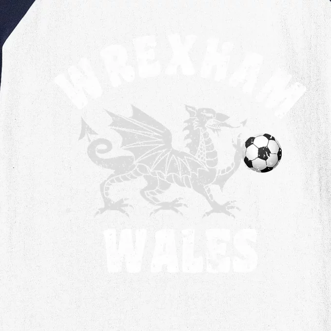 Wrexham Wales Welsh Visitor Traveler Dragon Baseball Sleeve Shirt