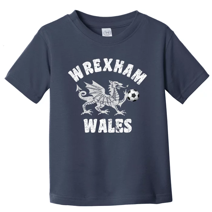 Wrexham Wales Welsh Visitor Traveler Dragon Toddler T-Shirt