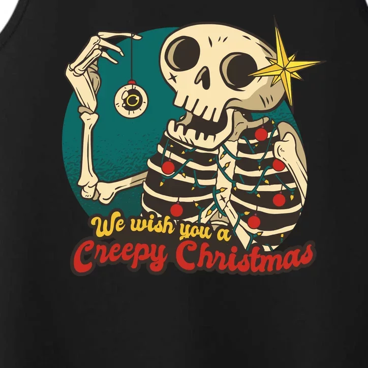 We Wish You A Creepy Christmas Performance Tank