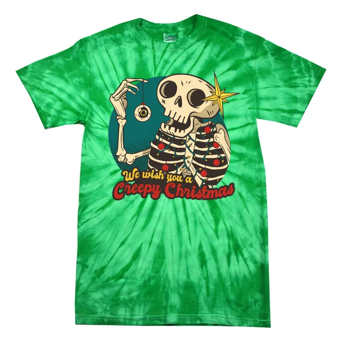 We Wish You A Creepy Christmas Tie-Dye T-Shirt