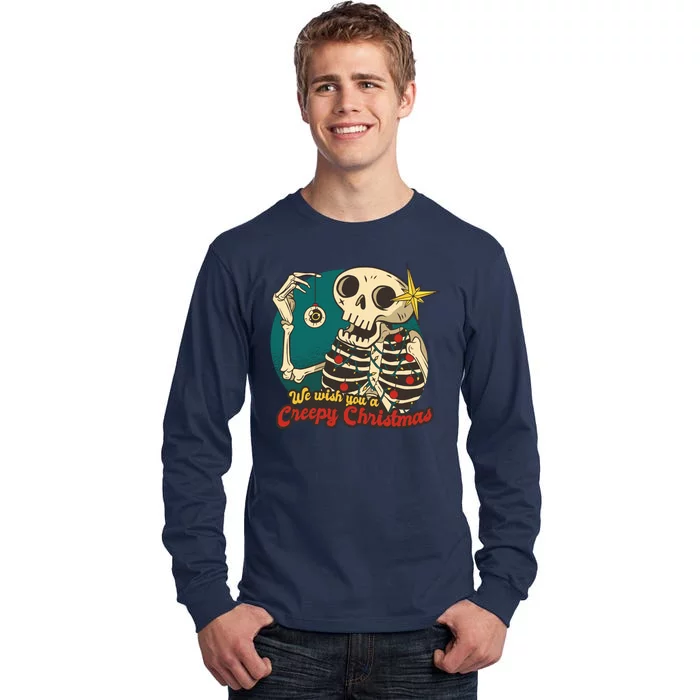 We Wish You A Creepy Christmas Tall Long Sleeve T-Shirt