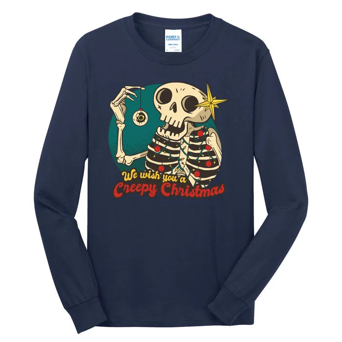 We Wish You A Creepy Christmas Tall Long Sleeve T-Shirt