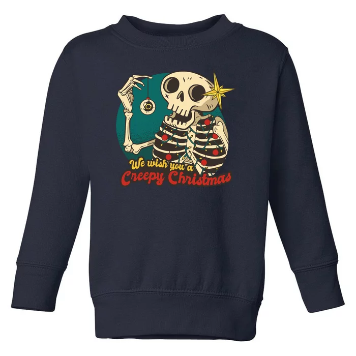 We Wish You A Creepy Christmas Toddler Sweatshirt