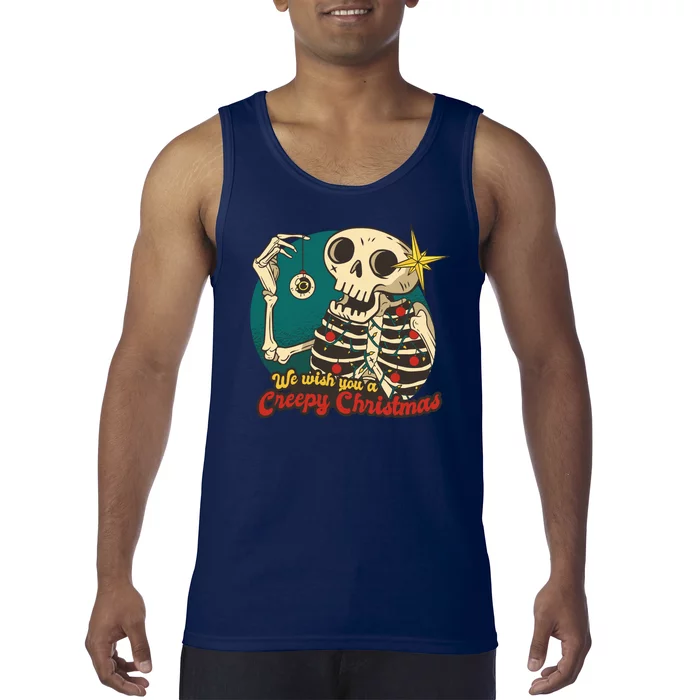 We Wish You A Creepy Christmas Tank Top