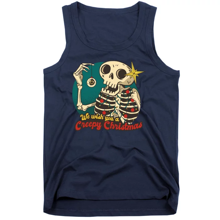 We Wish You A Creepy Christmas Tank Top