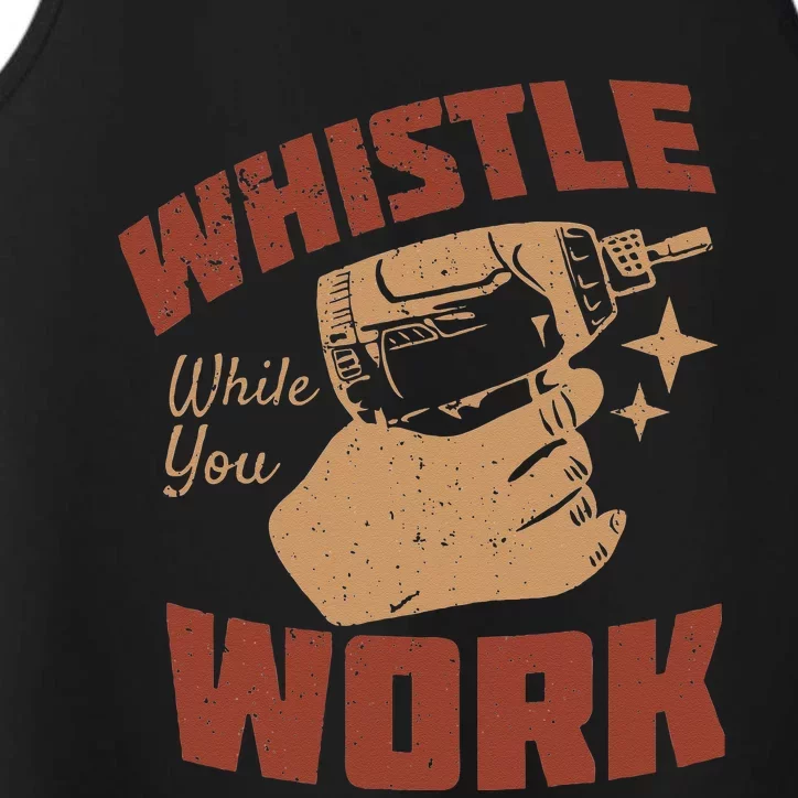 Whistle While You Work Performance Tank