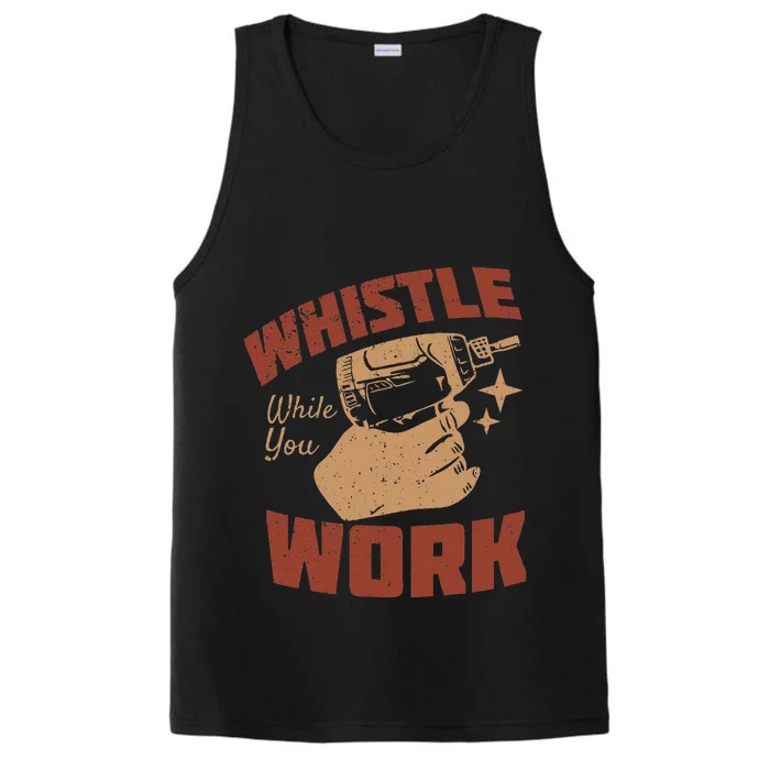 Whistle While You Work Performance Tank