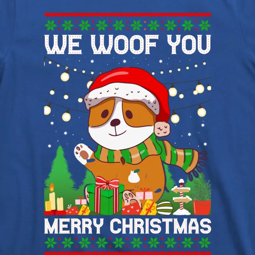 We Woof You A Merry Christmas Gift T-Shirt