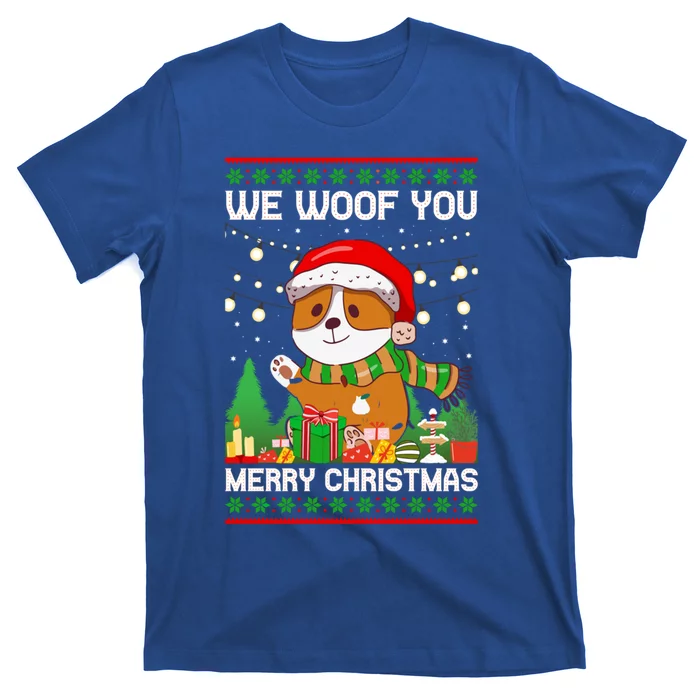 We Woof You A Merry Christmas Gift T-Shirt