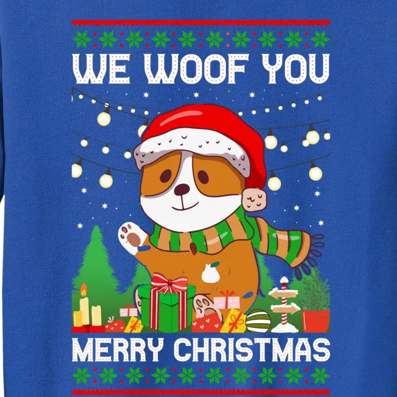 We Woof You A Merry Christmas Gift Tall Sweatshirt