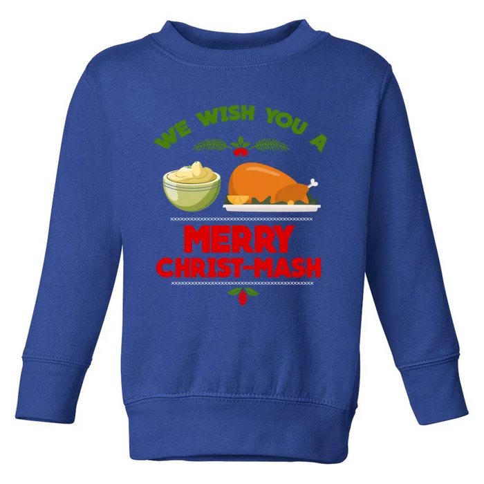 We Whisk You A Merry Christgiftmash Gift Xmas Holidays Christmas Gift Toddler Sweatshirt