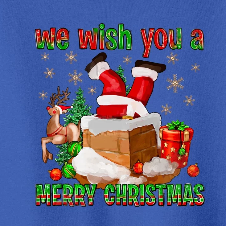 We Wish You A Merry Xmas Christmas Holiday Family Matching Cute Gift Toddler T-Shirt