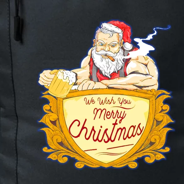 We Wish You Merry Christmas Costumes Santa Claus Art Great Gift Daily Commute Backpack