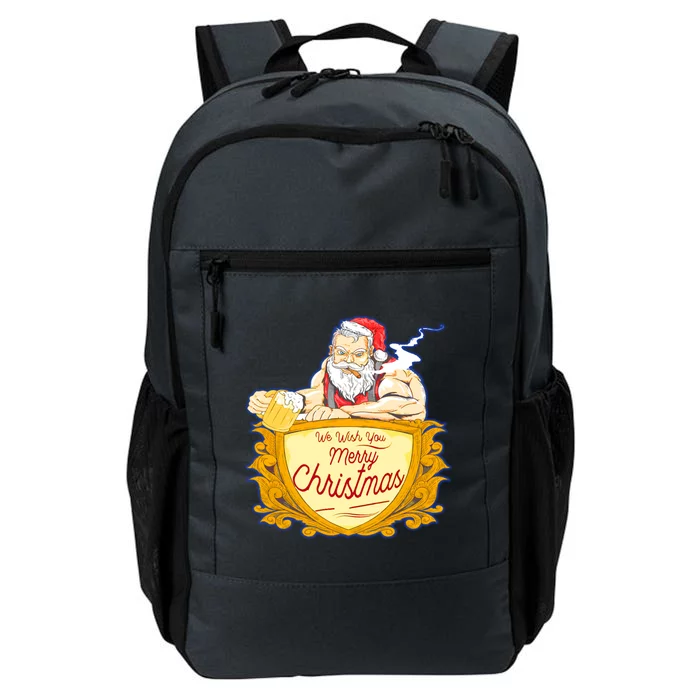 We Wish You Merry Christmas Costumes Santa Claus Art Great Gift Daily Commute Backpack