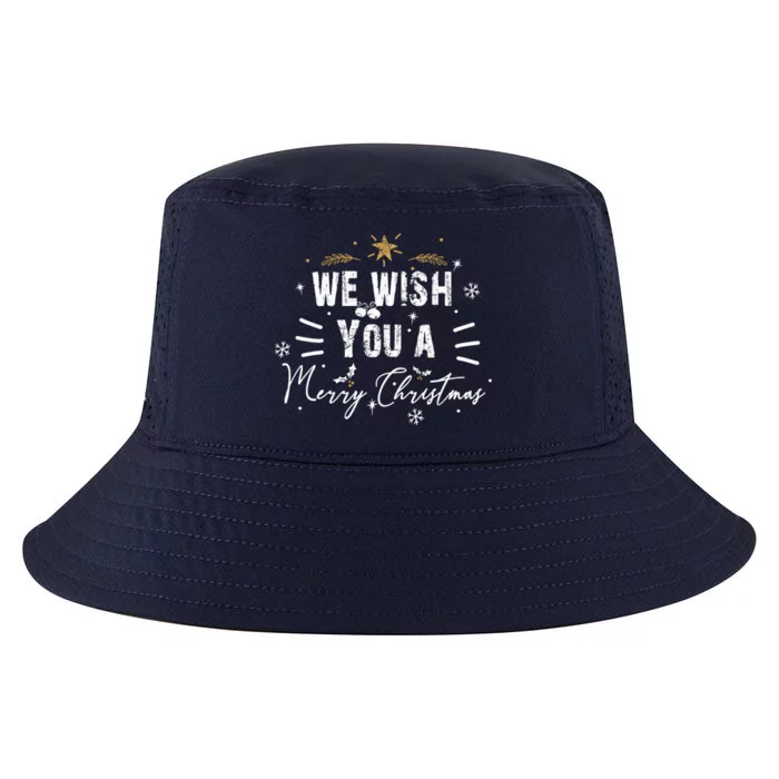 We Wish You A Merry Christmas Cool Comfort Performance Bucket Hat