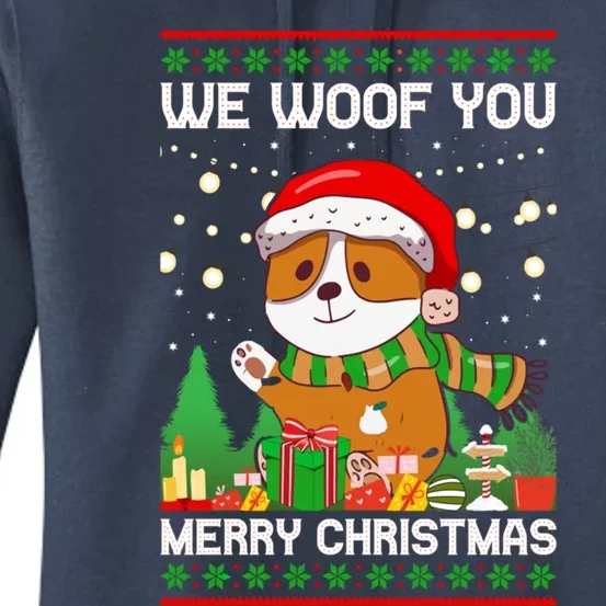 We Woof You A Merry Christmas Gift Women's Pullover Hoodie