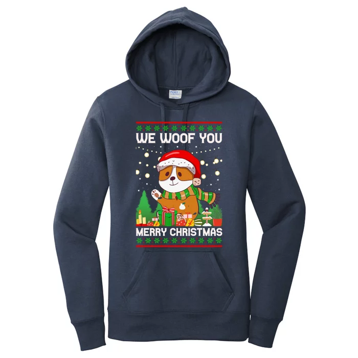 We Woof You A Merry Christmas Gift Women's Pullover Hoodie