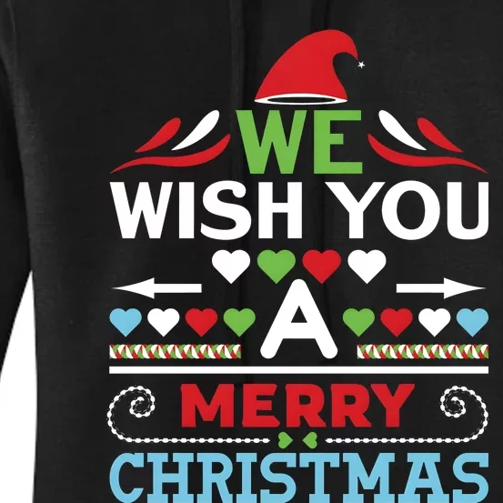 We Wish You A Merry Christmas Women's Pullover Hoodie