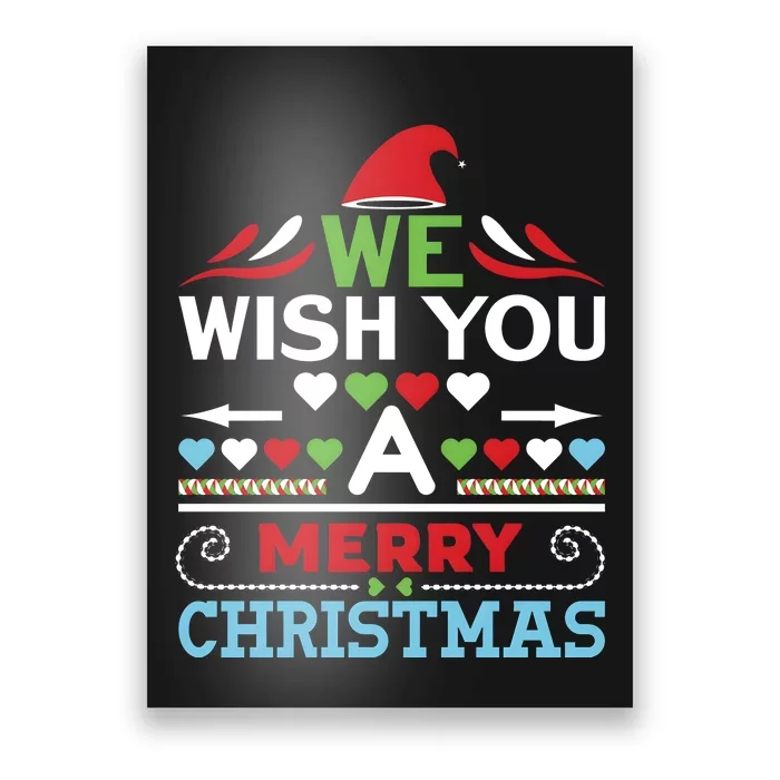 We Wish You A Merry Christmas Poster