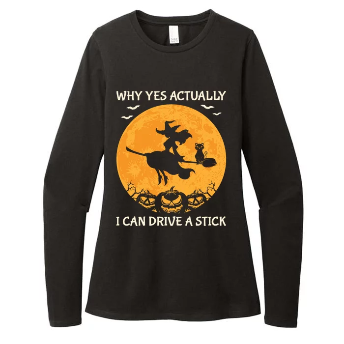 Why Yes Actually I Can Drive A Stick Vintage Womens CVC Long Sleeve Shirt