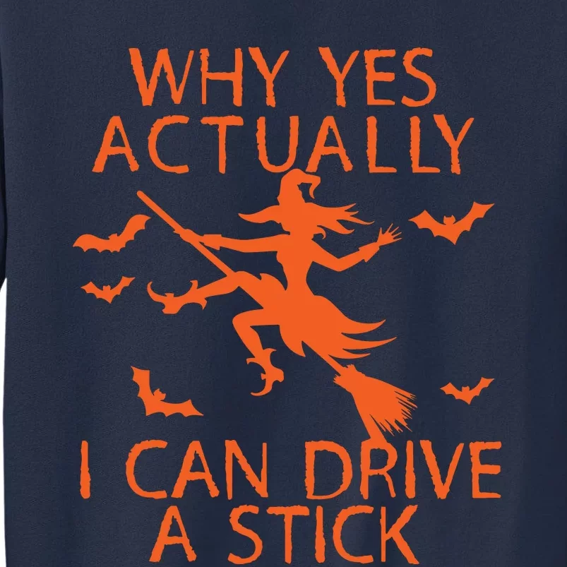 Why Yes Actually I Can Drive A Stick Halloween Sweatshirt