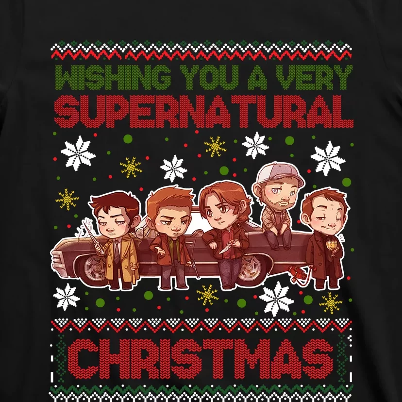 Wishing You A Very Supernatural Christmas T-Shirt