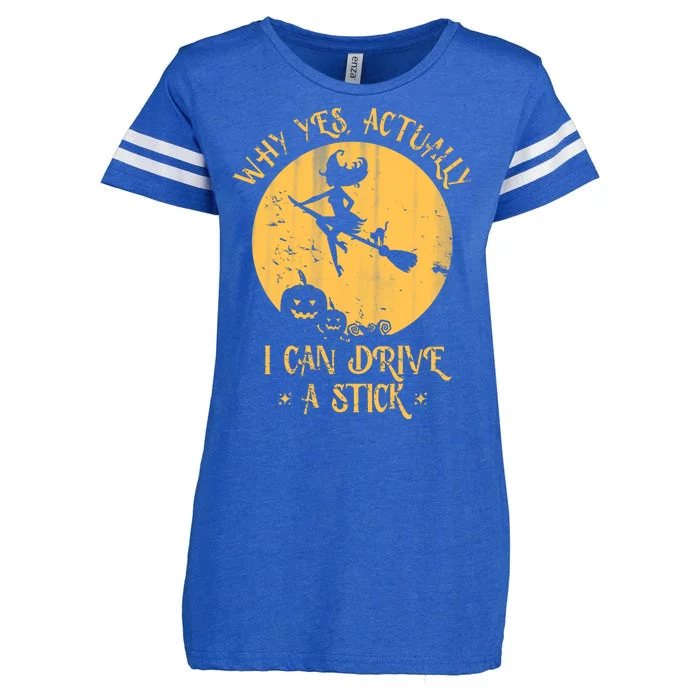 Why Yes Actually I Can Drive A Stick Enza Ladies Jersey Football T-Shirt