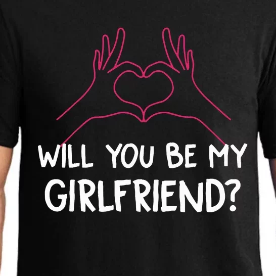 Will You Be My Girlfriend I Love Relationship Valentine Pajama Set