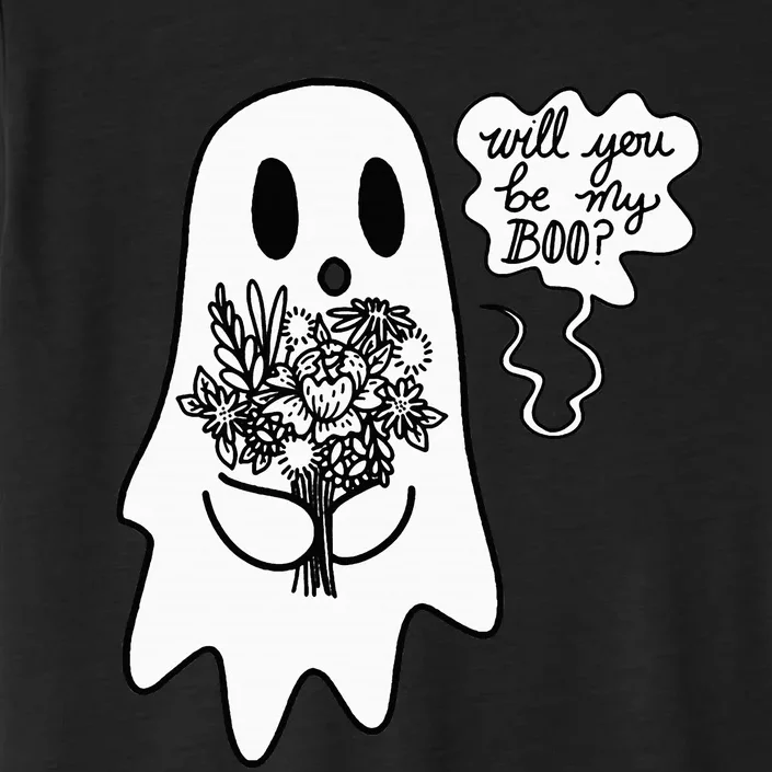 Will You Be My Boo Funny Ghost Halloween Bachelorette ChromaSoft Performance T-Shirt