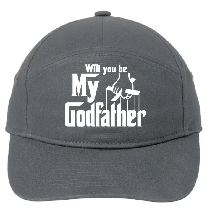 Will You Be My Godfather 7-Panel Snapback Hat