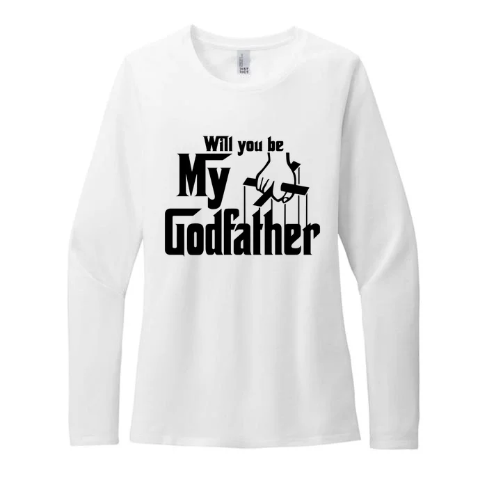 Will You Be My Godfather Womens CVC Long Sleeve Shirt